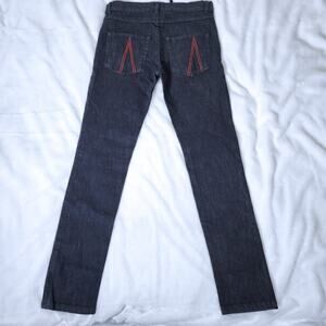 Moncler Boys Contrast Sportivo Jeans Blue Size 12